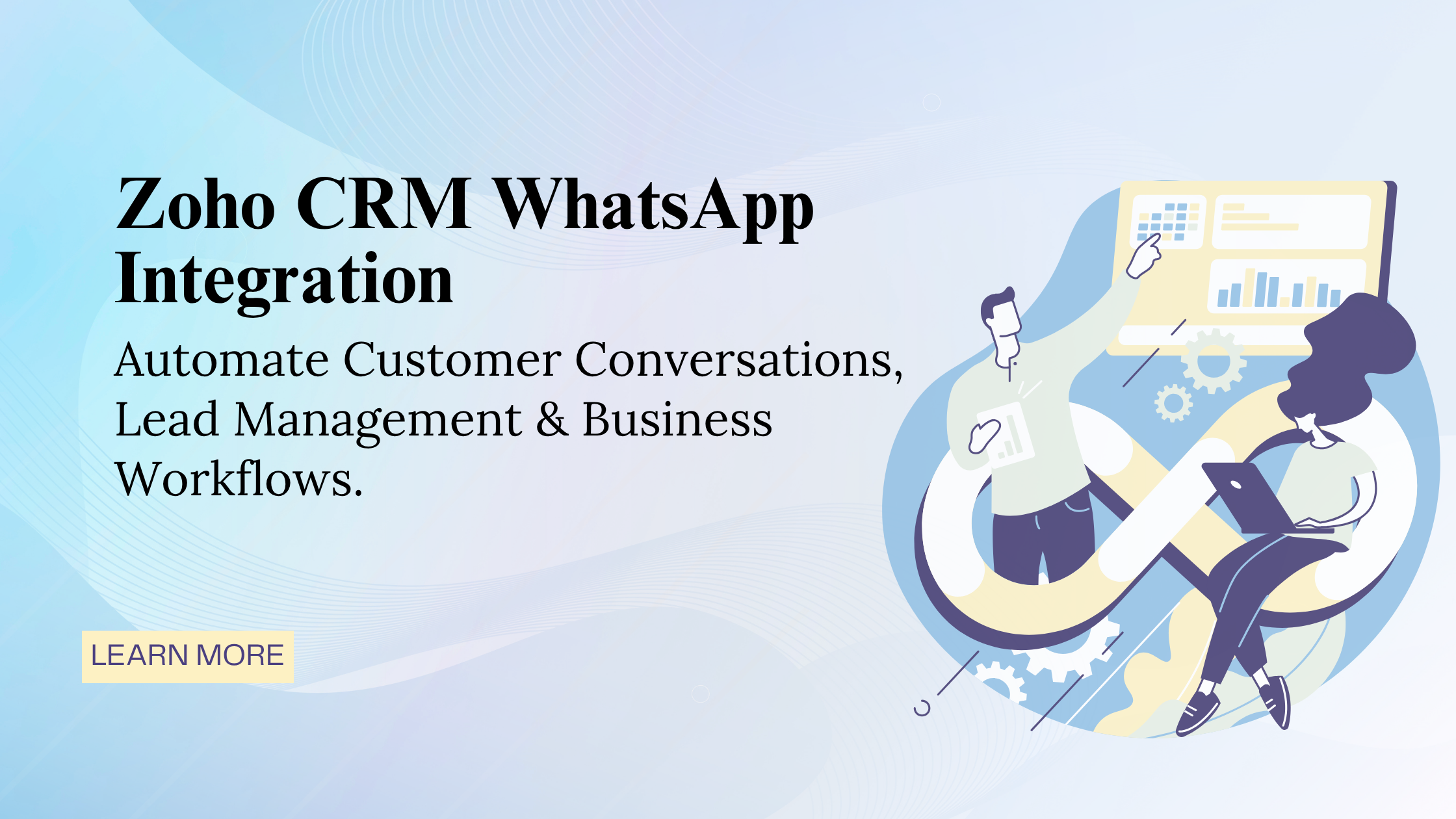 Zoho CRM WhatsApp Integration blog image CRMFOLKS